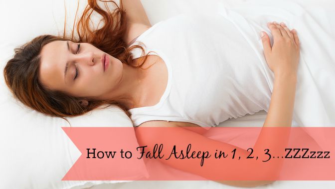 How to Fall Asleep in 1, 2, 3…ZZZzzz
