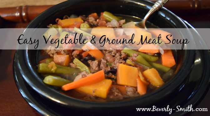 Easy Vegetable and Ground Meat Soup