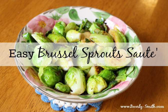 Easy Brussels Sprouts Saute